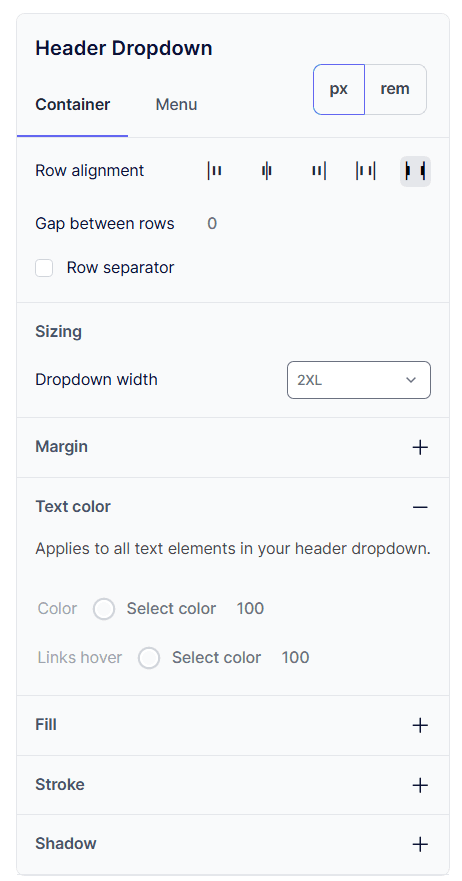 A screenshot of a computer screen showing the settings for a text editor