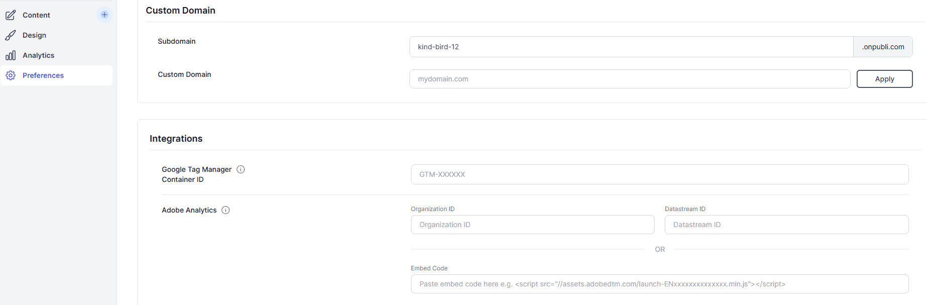 A screenshot of a web page with a contact form