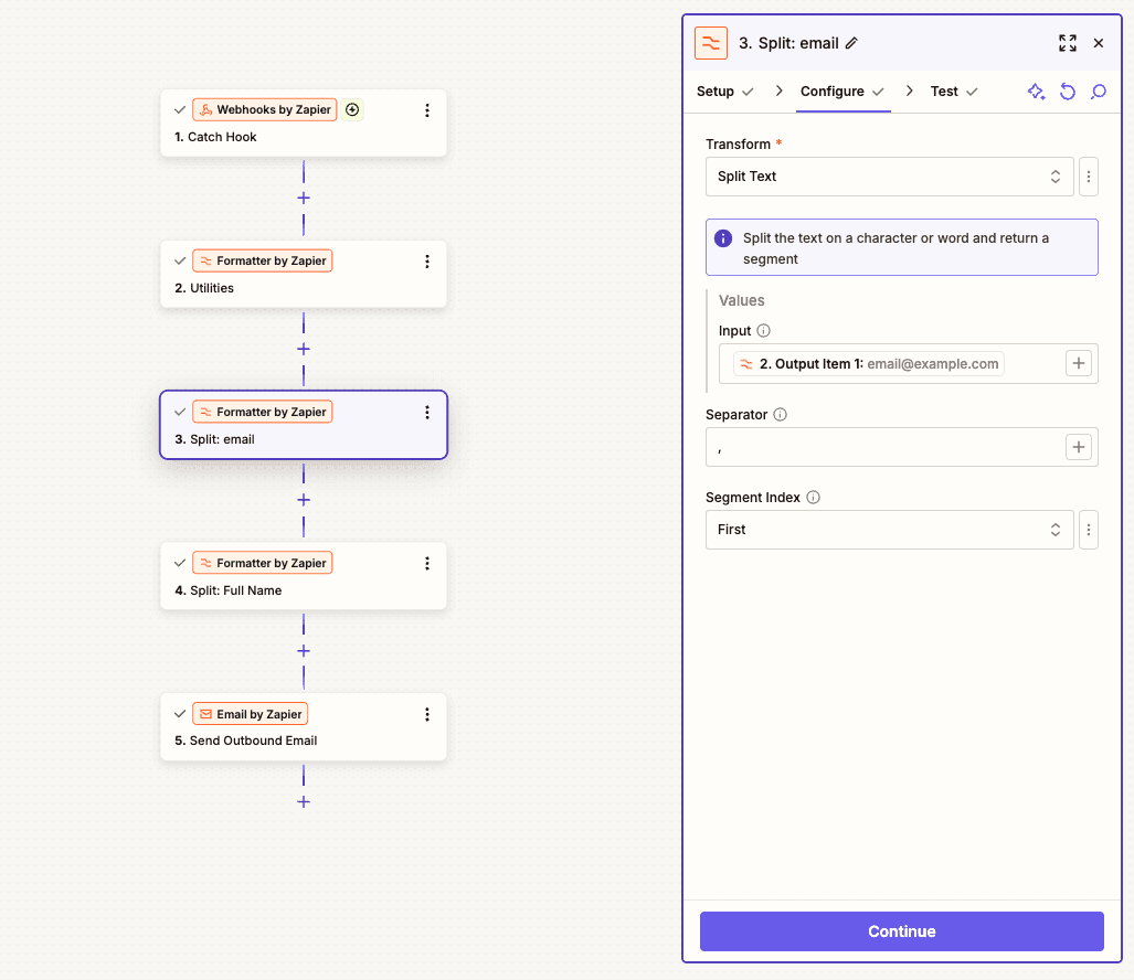 A screenshot of a flowchap with multiple options