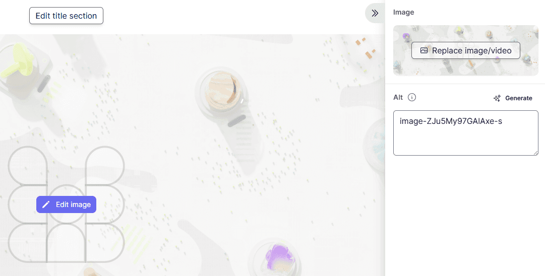 A screenshot of a web page with an image of a cup of coffee and