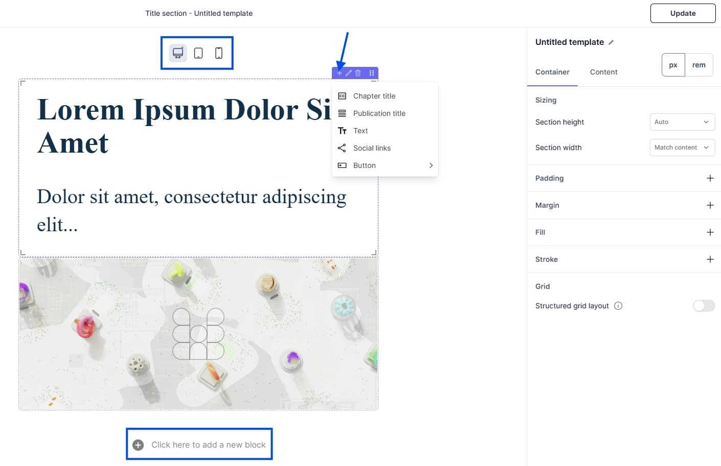 A screenshot of a web page with a text box