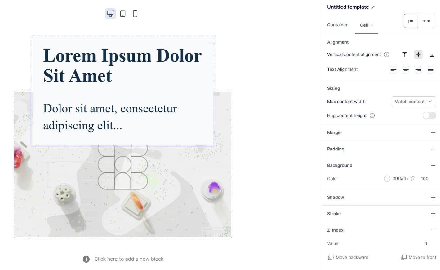 A screenshot of a web page with a text box